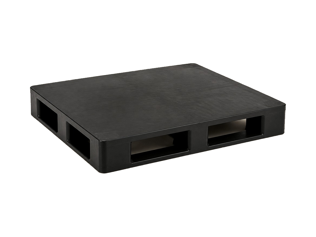 90x120x15cm Siyah Kapalı 11kg HDPE